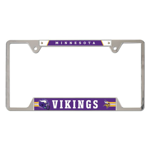 Wholesale-Minnesota Vikings Metal License Plate Frame