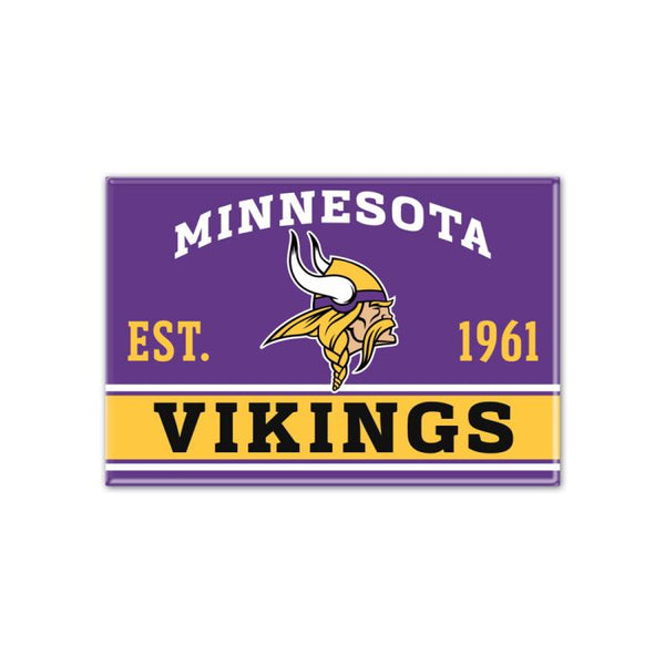 Wholesale-Minnesota Vikings Metal Magnet 2.5" x 3.5"