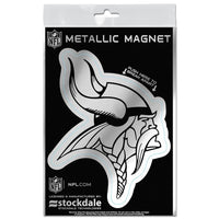 Wholesale-Minnesota Vikings Metallic Magnets 3" x 5"