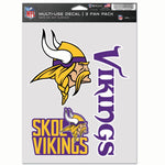 Wholesale-Minnesota Vikings Multi Use 3 Fan Pack