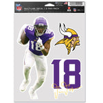 Wholesale-Minnesota Vikings Multi Use 3 fan pack Justin Jefferson