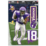 Wholesale-Minnesota Vikings Multi-Use Decal 11" x 17" Justin Jefferson