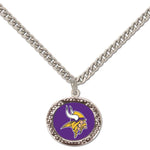 Wholesale-Minnesota Vikings Necklace w/Charm Jewelry Card