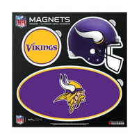 Wholesale-Minnesota Vikings Outdoor Magnets 6" x 6"