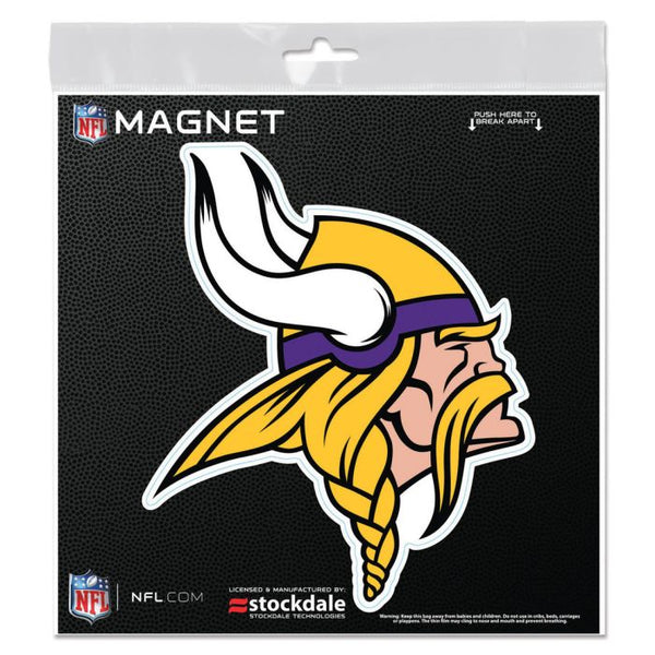 Wholesale-Minnesota Vikings Outdoor Magnets 6" x 6"