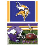 Wholesale-Minnesota Vikings Rectangle Magnet, 2pack 2" x 3"