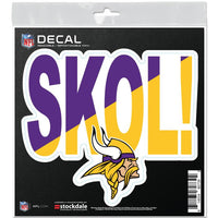 Wholesale-Minnesota Vikings SLOGAN All Surface Decal 6" x 6"