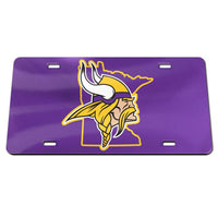 Wholesale-Minnesota Vikings STATE Specialty Acrylic License Plate