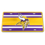 Wholesale-Minnesota Vikings STRIPES Specialty Acrylic License Plate