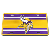 Wholesale-Minnesota Vikings STRIPES Specialty Acrylic License Plate