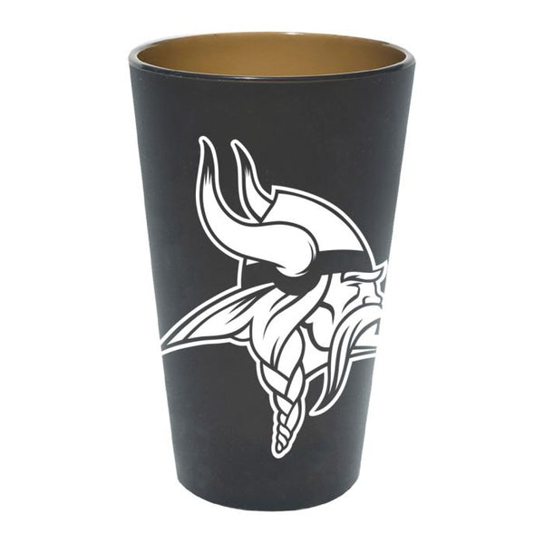 Wholesale-Minnesota Vikings Smoke 16 oz Silicone Pint Glass