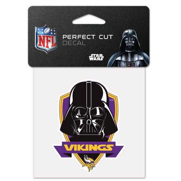 Wholesale-Minnesota Vikings / Star Wars Darth Vader Perfect Cut Color Decal 4" x 4"