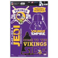 Wholesale-Minnesota Vikings / Star Wars Star Wars Multi-Use Decal 11" x 17"