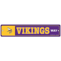 Wholesale-Minnesota Vikings Street / Zone Sign 3.75" X 19"