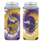 Wholesale-Minnesota Vikings Tie Dye 12 oz Slim Can Cooler