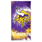 Wholesale-Minnesota Vikings Tie Dye Spectra Beach Towel 30" x 60"