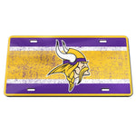 Wholesale-Minnesota Vikings VINTAGE Specialty Acrylic License Plate