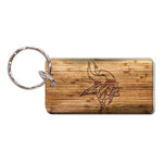 Wholesale-Minnesota Vikings WOOD Keychain Rectangle