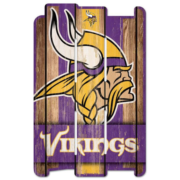 Wholesale-Minnesota Vikings Wood Fence Sign