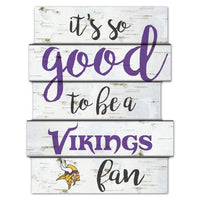 Wholesale-Minnesota Vikings Wood Sign 11"X14"