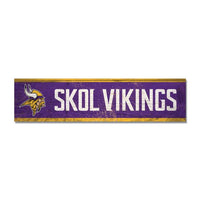 Wholesale-Minnesota Vikings Wooden Magnet 1.5" X 6"