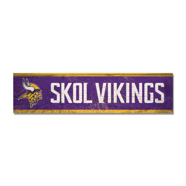 Wholesale-Minnesota Vikings Wooden Magnet 1.5" X 6"