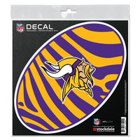 Wholesale-Minnesota Vikings ZEBRA All Surface Decal 6" x 6"