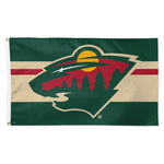 Wholesale-Minnesota Wild H STRIPE Flag - Deluxe 3' X 5'