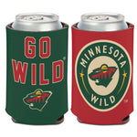 Wholesale-Minnesota Wild SLOGAN Can Cooler 12 oz.