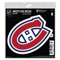 Wholesale-Montreal Canadiens All Surface Decal 6" x 6"