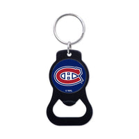 Wholesale-Montreal Canadiens Black Bottle Opener Key Ring