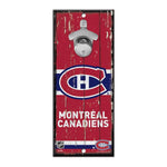 Wholesale-Montreal Canadiens Bottle Opener Sign 5x11