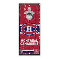 Wholesale-Montreal Canadiens Bottle Opener Sign 5x11