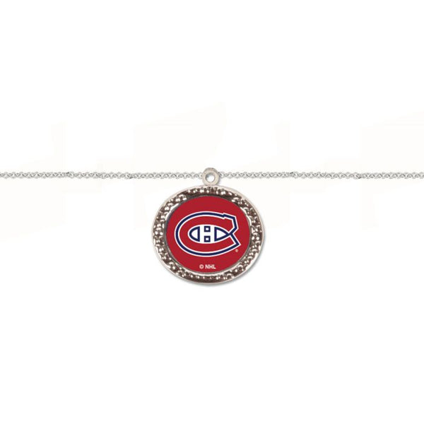 Wholesale-Montreal Canadiens Bracelet w/Charm Jewelry Carded