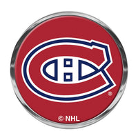 Wholesale-Montreal Canadiens Chrome Metal Domed Emblem