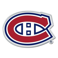 Wholesale-Montreal Canadiens Colored Chrome Free Form Auto Emblem