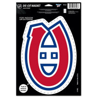 Wholesale-Montreal Canadiens Die Cut Logo Magnet 6.25" x 9"