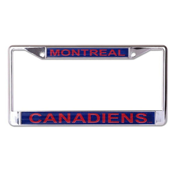 Wholesale-Montreal Canadiens GLITTER Lic Plt Frame S/L Printed