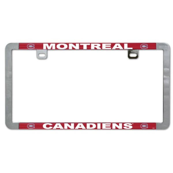 Wholesale-Montreal Canadiens Metal Lic. Plate Frame Slim