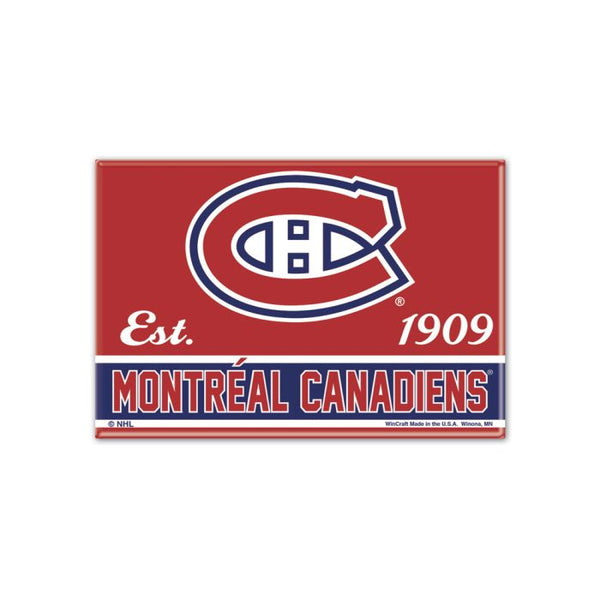 Wholesale-Montreal Canadiens Metal Magnet 2.5" x 3.5"