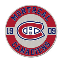 Wholesale-Montreal Canadiens ROUND EST Collector Enamel Pin Jewelry Card