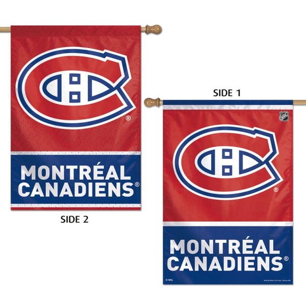 Wholesale-Montreal Canadiens Vertical Flag 2 Sided 28" x 40"