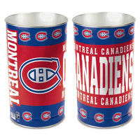 Wholesale-Montreal Canadiens Wastebasket - tapered 15"H