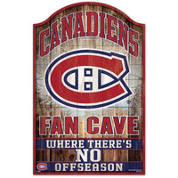 Wholesale-Montreal Canadiens Wood Sign 11" x 17" 1/4" thick