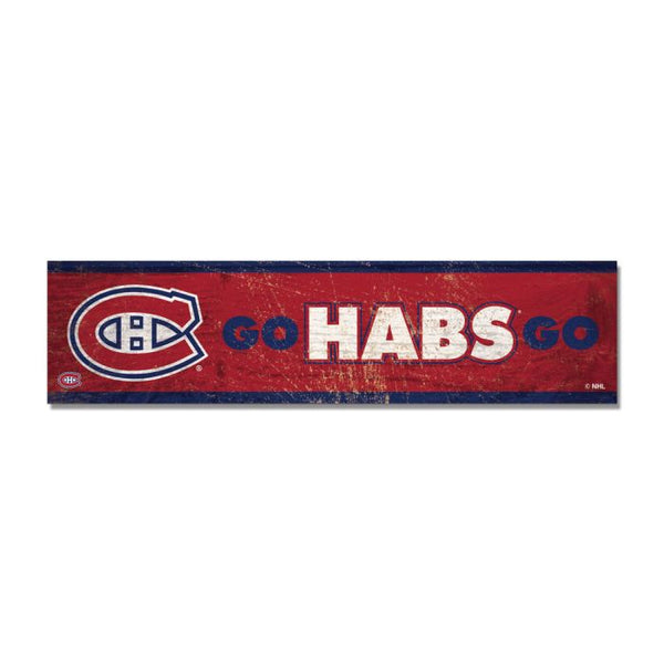 Wholesale-Montreal Canadiens Wooden Magnet 1.5" X 6"