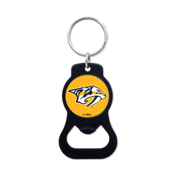 Wholesale-Nashville Predators Black Bottle Opener Key Ring