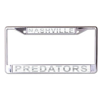 Wholesale-Nashville Predators FROST Lic Plt Frame S/L Printed