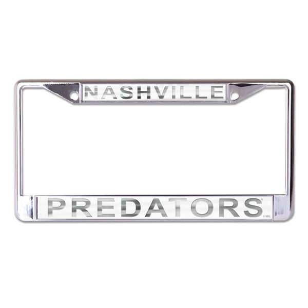 Wholesale-Nashville Predators FROST Lic Plt Frame S/L Printed