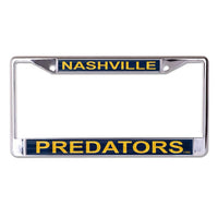 Wholesale-Nashville Predators GLITTER Lic Plt Frame S/L Printed