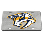 Wholesale-Nashville Predators GLITTER Specialty Acrylic License Plate